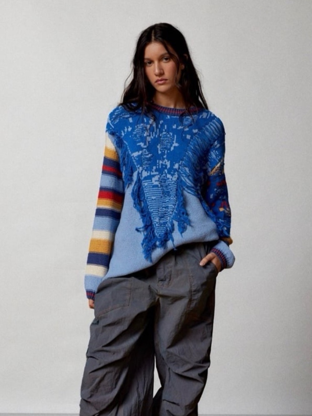 Urban outfitters BDG vintage style Marlon spliced sweater